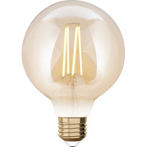 Lutec Connect Slimme Ledlamp Filament Amber Ø9,5cm E27 7,5w | Smart lampen