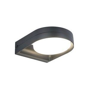 Led Außenwandleuchte fele alu Downlight, Kopf 320° verstellbar, 16x20cm