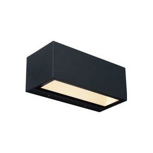 Lutec Wandlamp Gemini Matzwart 20w | Wandverlichting