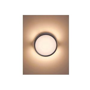 Lutec Wandlamp Rola Zwart ⌀18,3cm 13w | Wandverlichting