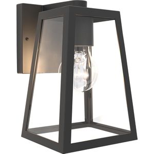 Lutec Wandlamp Fia Zwart E27