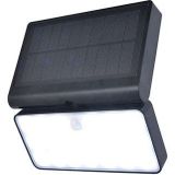 LUTEC Connect TUDA - Slimme LED  wandlamp met solar en sensor - Zwart