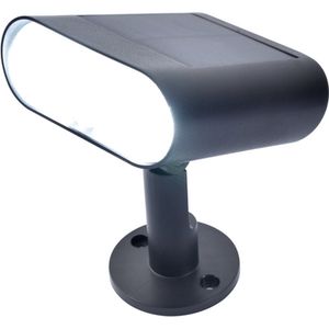 LUTEC Connect GINBO - Slimme LED prikspot met solar en sensor - Zwart