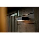 LUTEC Connect FADI - Slimme LED Wandlamp op zonne-energie met sensor -Zwart
