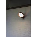 LUTEC Polo - LED wandlamp voor buiten - PIR bewegingssensor - Premium aluminium - 1100Lm krachtig licht - 3000K warm wit licht - IP54 extra weerbestendig - Donkergrijs
