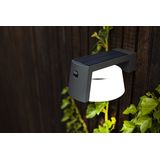 LUTEC - Moon Solar met bewegingssensor voor buiten - LED wandlamp - Donkergrijs