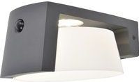LUTEC - Moon Solar met bewegingssensor voor buiten - LED wandlamp - Donkergrijs