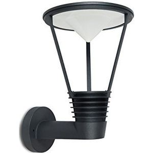 Eco Light moderne LED-buitenlamp Ladi, gegoten aluminium, 310 lm, 8,5 W, IP44, antraciet 2631 S GR