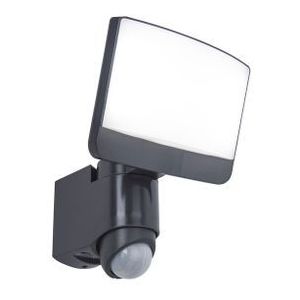 LUTEC Sunshine - Buitenverlichting LED Wandlamp met Sensor - Donkergrijs