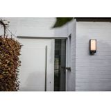 LUTEC - QUBO  LED-buitenlamp (wand) met PIR Sensor  Donkergrijs