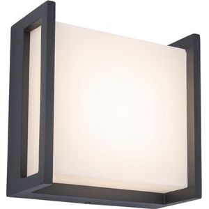 LUTEC LED buitenwandlamp Qubo, 14cm x 14cm