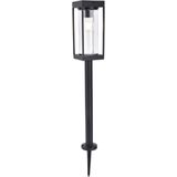 Lutec Flair staande tuinlamp solar met E27 fitting industrieel 76cm
