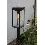 Lutec Flair staande tuinlamp solar met E27 fitting industrieel 76cm