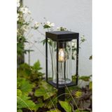 Lutec Flair staande tuinlamp solar met E27 fitting industrieel 76cm