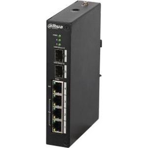 Dahua Technology PFS3206-4P-96 netwerk-switch Managed L2 Fast Ethernet (10/100) Power over Ethernet (PoE) Zwart