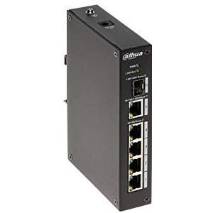 Dahua Technology Access DH-PFS3106-4T netwerk-switch Unmanaged L2 Fast Ethernet (10/100) Zwart
