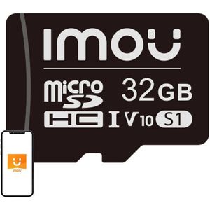Imou - microSD Geheugenkaart - 32GB - Zwart - UHS-I, SDHC, C10/U1/V10