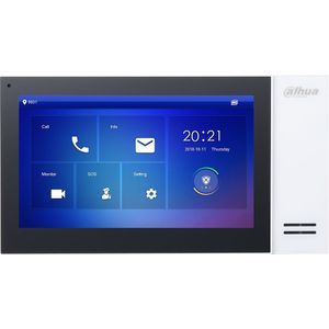 Dahua Technology - VTH2421F - Bewakingsmonitor - Zwart - LCD - 7 inch