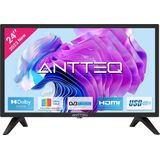 ANTTEQ - AB24F1D - 24 inch TV - Dolby Audio - Triple Tuner DVB-C/T2/S2 - CI+ - HDMI - USB