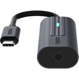 Rapoo - UCA-1002 - USB-C naar 3,5 mm Audio-adapter - Grijs - Aluminium