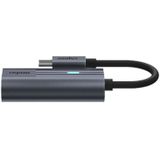 USB-C Adapter, USB-C naar 3,5 mm Audio, grijs