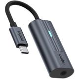 USB-C Adapter, USB-C naar 3,5 mm Audio, grijs