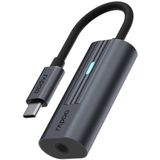 Rapoo - UCA-1002 - USB-C naar 3,5 mm Audio-adapter - Grijs - Aluminium