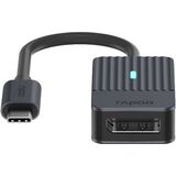 Rapoo - UCA-1005 - Usb-C Naar DisplayPort Adapter - Zwart - Compact