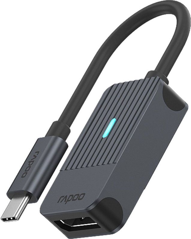 Rapoo - UCA-1005 - Usb-C Naar DisplayPort Adapter - Zwart - Compact