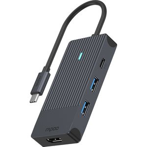 Rapoo USB-C Multiport Adapter, 4-in-1