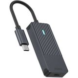 Rapoo - UCH-4002 - USB-C Hub - Grijs - Aluminium - 4 Havens