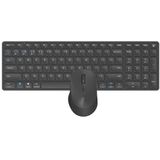 Rapoo 9700M toetsenbord Inclusief muis Bluetooth QWERTY Zwart