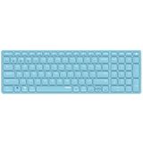 Rapoo E9700M toetsenbord RF-draadloos + Bluetooth QWERTZ Duits Blauw