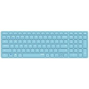 Rapoo E9700M toetsenbord RF-draadloos + Bluetooth QWERTZ Duits Blauw