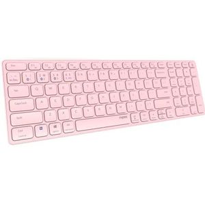 Rapoo E9700M toetsenbord RF-draadloos + Bluetooth QWERTY UK International Roze
