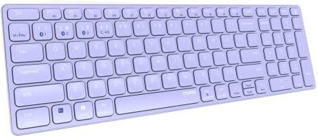 Rapoo E9700M toetsenbord RF-draadloos + Bluetooth QWERTY UK International Paars