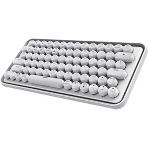 Ralemo Pre 5 - Draadloos Toetsenbord - Wit - QWERTY US