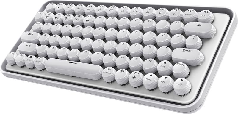 Ralemo Pre 5 - Draadloos Toetsenbord - Wit - QWERTY US