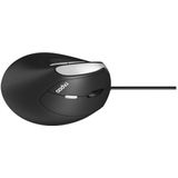 EV200 - Verticale Muis - Ergonomisch - Zwart - USB