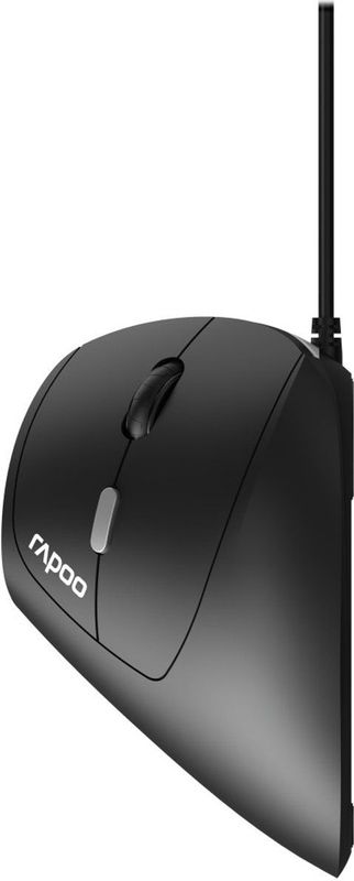 EV200 - Verticale Muis - Ergonomisch - Zwart - USB