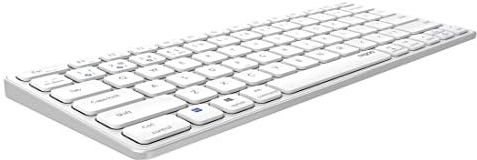 Rapoo E9600M toetsenbord RF-draadloos + Bluetooth QWERTY Duits Wit