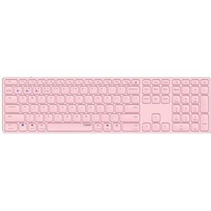 Rapoo Kabellose Multi-Mode Toetsenbord E9800M - Pink, QWERTZ