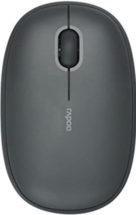 Rapoo M660 Silent grijs draadloze Multi-Mode- muis Ambidextrous RF-draadloos + Bluetooth Optisch 1300 DPI