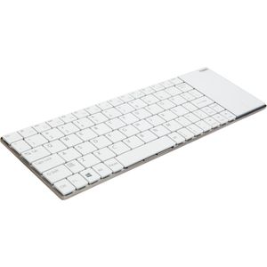 Draadloos Multimedia Toetsenbord Touchpad E2710 Wit QWERTY