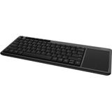 Draadloos multimedia toetsenbord touchpad K2600 grijs QWERTY