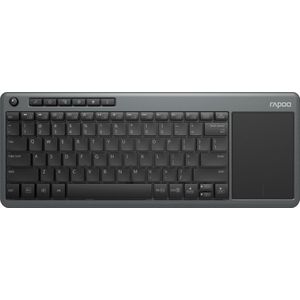 Draadloos multimedia toetsenbord touchpad K2600 grijs QWERTY