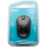 Rapoo - M10 Plus - Draadloze Muis - Zwart - Optische Sensor 1000 DPI