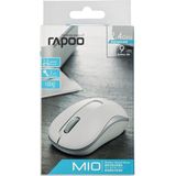 Rapoo M10 Plus - Draadloze Muis - Wit - Optische Bewegingsdetectie