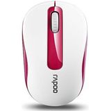 Rapoo M10 Plus - Draadloze Muis - Rood - Optische Sensor 1000 DPI