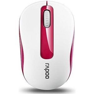 Rapoo M10 Plus - Draadloze Muis - Rood - Optische Sensor 1000 DPI